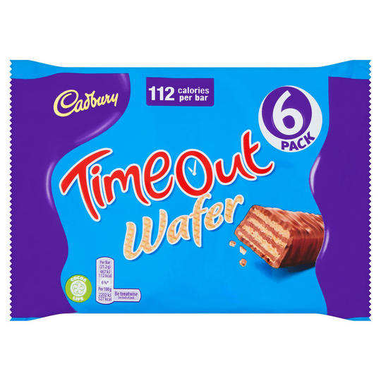 TIMEOUT CADBURY WAFER121GM 