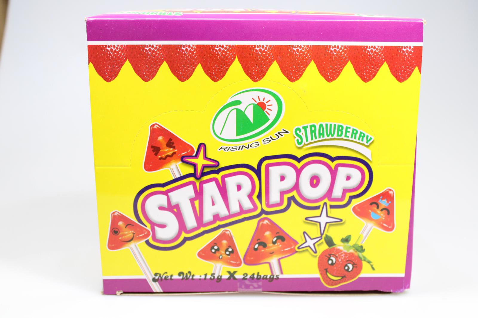 STAR POP LOLLI POP 24PC