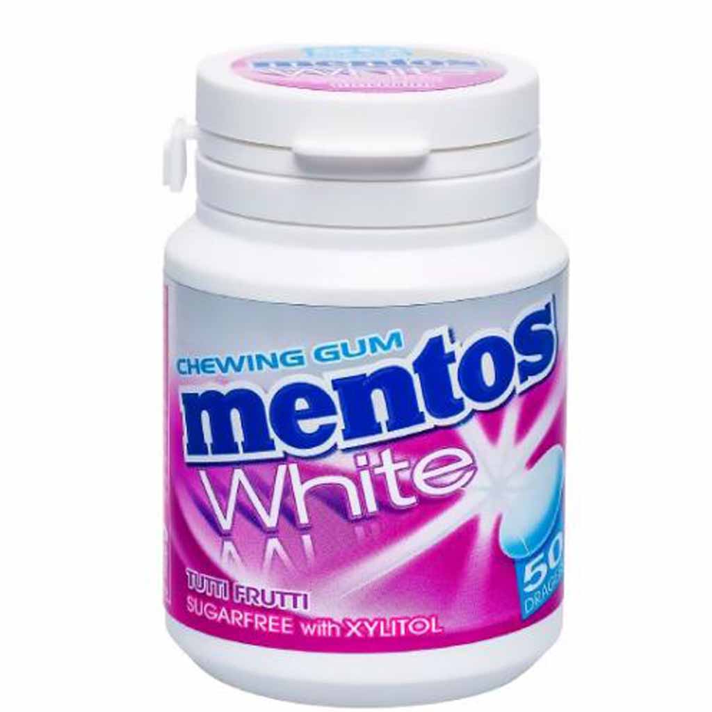 MENTOS WHITE TUTTI FRUITTI 54GM