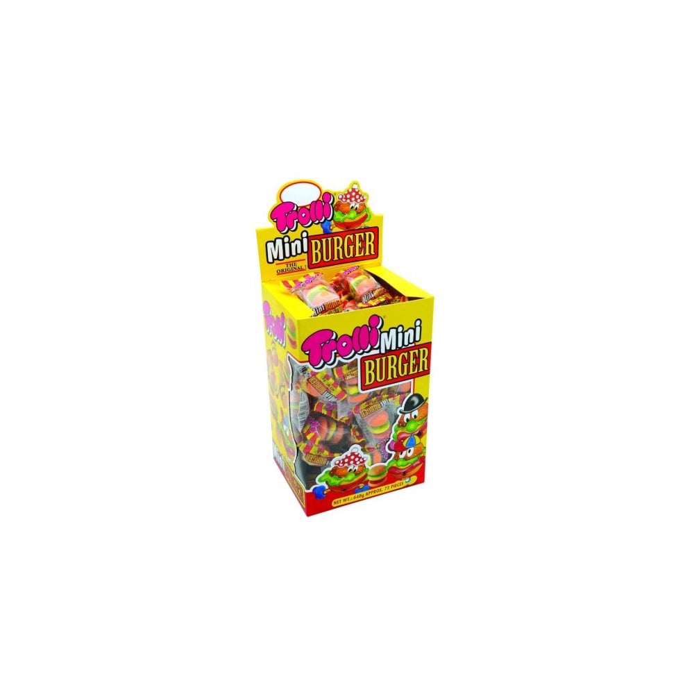 TROLLI MINI BURGER 72PC