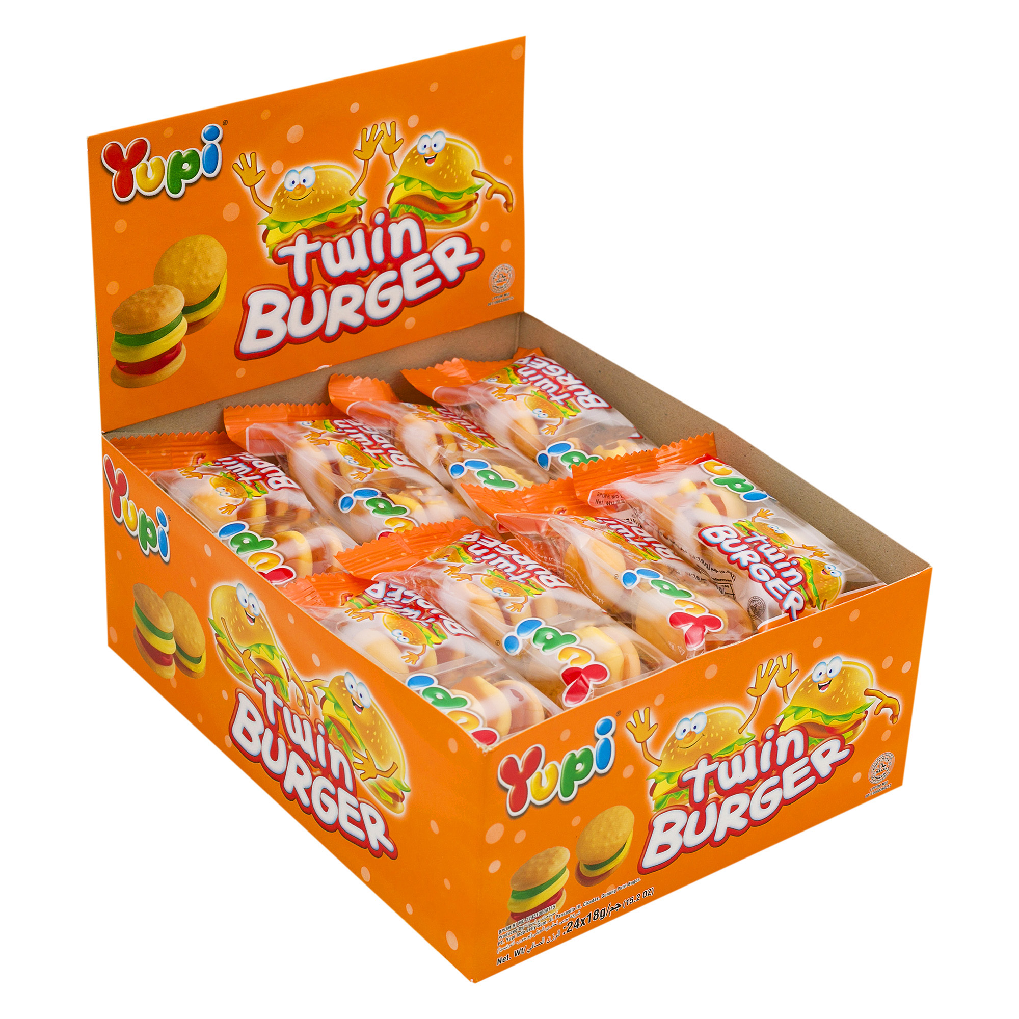 YUPI TWIN BURGER 24PC