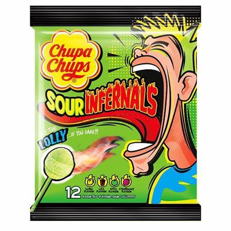 CHUPA CHUPS LOOLY SOUR 95GM