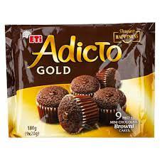 ADICTO MINI CHOCO BROWNI 180GM