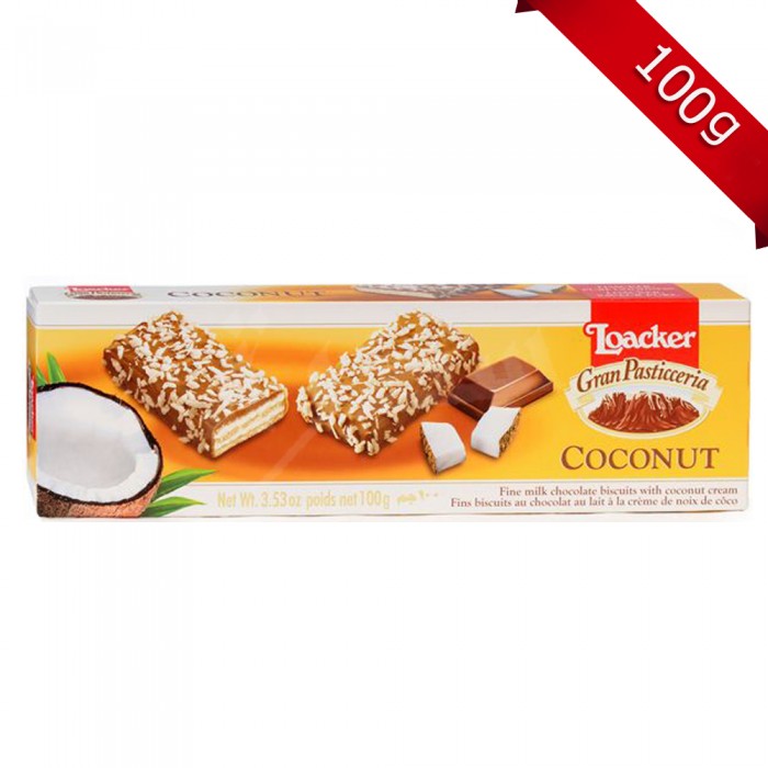 LOACKER PATISSERIE COCONUT100GM 