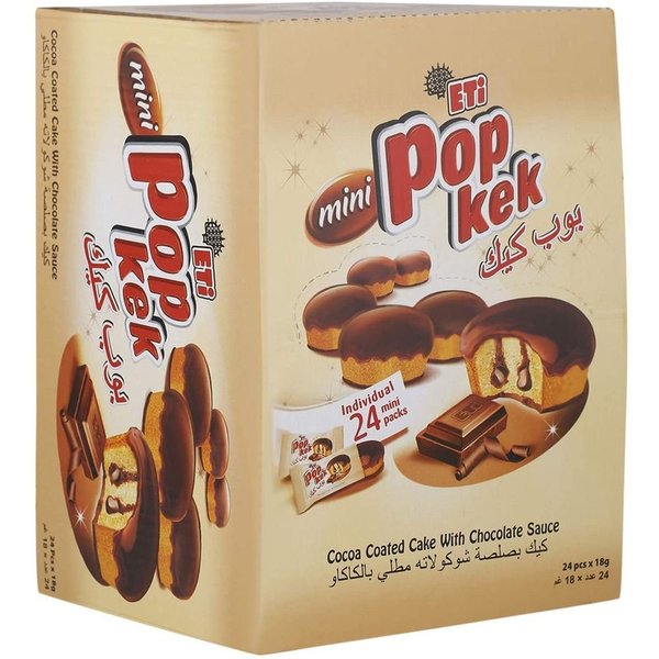 ETI POP KEK WITH CHOCOLATE 45GM