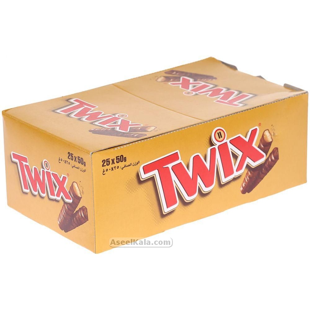 TWIX CHOCO PACKT25PCS×50GM