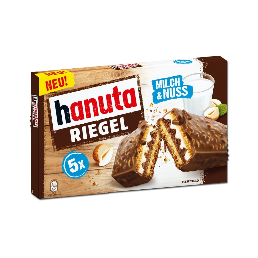 HANUTA RIGAL CHOCO 172GM