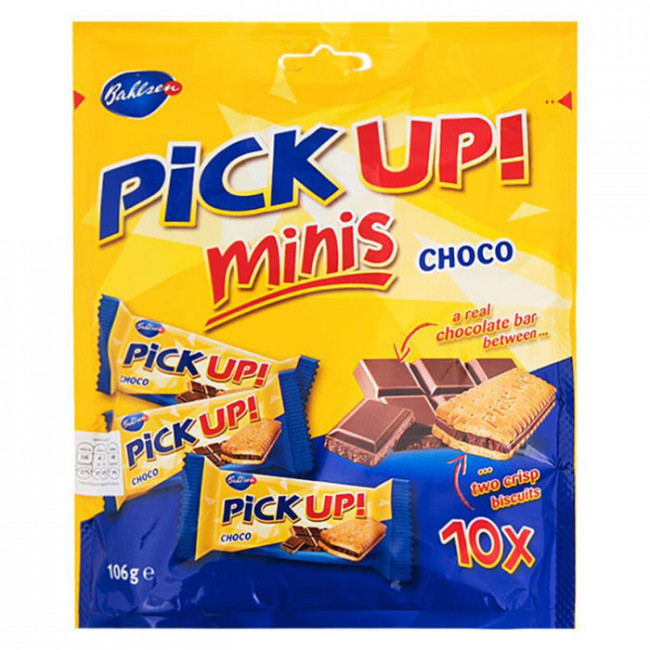 PICK UP MINIS CHOCO 106GM 