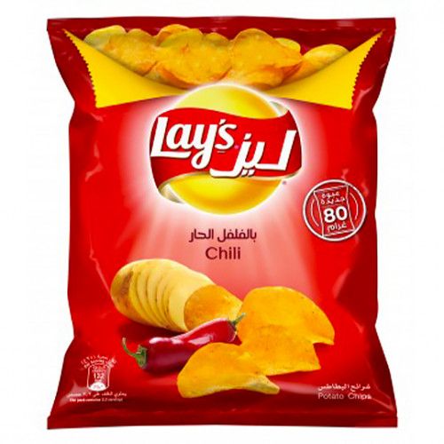 LAYS POTATO CHILI 21PC