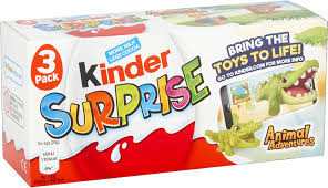 KINDER  EGGS SURPRISE 3PC