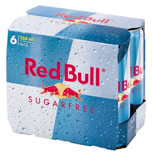 RED BULL ENRGY SUGER FREE 250ML×6